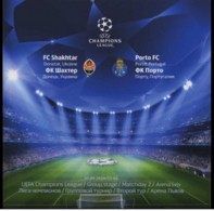 Football Program  UEFA Champions League 2014-15 Shakhtar Donetsk Ukraine - FC Porto Portugal - Livres