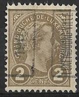 Luxembourg 1907  Nr.  34A - Voorafgestempeld