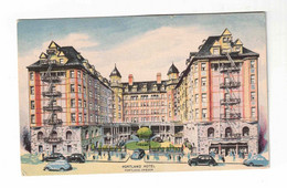 Portland, Oregon, USA, "Portland Hotel, Portland, Oregon". 1930-40's Advertising Postcard - Portland