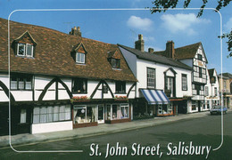 Salisbury  Une Rue Du Village Commerces Voiture - Salisbury