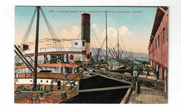 Portland, Oregon, USA, "Loading Wheat With Automatic Conveyor Portland, Oregon", Steamer. Pre-1915 Postcard - Portland