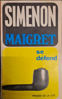 Maigret Se Defend Simenon 1972     +++BE+++ LIVRAISON GRATUITE+++ - Simenon