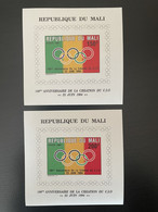 Mali 1994 Mi. 1321 - 1322A Blocs S/S Souvenir Sheets 100ème Anniversaire CIO IOC Olympic Olympique Comité 2 Val. MNH** - Malí (1959-...)