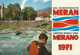 MERANO CAMPIONATI MONDIALI CANOA 1971 ANNULLO FDC FRANCOBOLLI EVENTO - Rowing