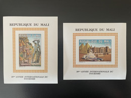 Mali 1994 Mi. 1325 - 1326A Blocs S/S Année Internationale Du Tourisme Tourism Pyramids Egyp Sphinx 2 Val. MNH** - Malí (1959-...)