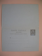 Entier Postal  Carte Postale Avec Réponse Payée Guinée Française  Type Groupe  Sur  10c   Voir Scan - Brieven En Documenten