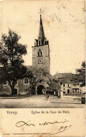 CPA AK VEVEY Église De La Tour De Peilz SWITZERLAND (704638) - La Tour-de-Peilz