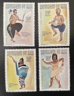 Mali 1996 Mi. Bl. 1651A - 1654A Danses Traditionnelles Tanz Dancing Danse MNH** - Baile
