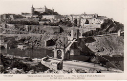 TOLEDO - TOLEDE - VISTA PARCIAL Y PUENTE DE ALCANTARA - PHOTO CARTE - Other & Unclassified