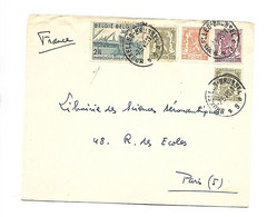 N° 764 Export 2,25 Fr + 4 X Staatswapen  7.5.1948 Naar Paris/France - 1948 Exportation