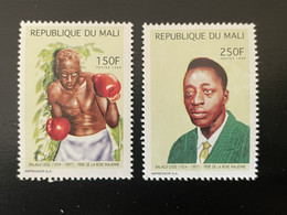 Mali 1999 Mi. 2185 - 2186 Baladji Cissé 1924 - 1997 Père De La Boxe Malienne Boxen Boxing Sport 2 Val. MNH** - Malí (1959-...)