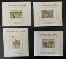 Mali 1999 Mi. 2219 - 2222 Blocs Souvenir Sheets Lutte Contre La Pauvreté Armut Poverty 4 Val. MNH** - Mali (1959-...)