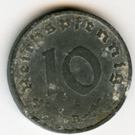 Allemagne Germany 10 Reichspfennig 1940 B J 371 KM 101 - 10 Reichspfennig