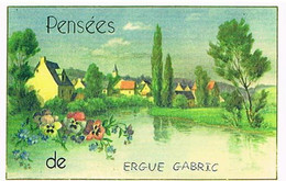 29 PENSEES   DE ERGUE GABERIC    CPM  TBE  VR 597 - Ergué-Gabéric