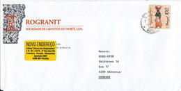 Portugal Cover Sent To Denmark Matosinhos 17-4-2000 ?? Single Franked - Briefe U. Dokumente