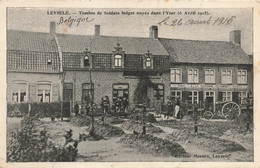 LEYSELE - Tombes De Soldats Belges Noyés Dans L'Yser ( 6 Avril 1915) - Alveringem