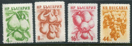 BULGARIA 1957 Fruits III  MNH / **.  Michel 1022-25 - Ungebraucht