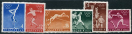 BULGARIA 1956 Olympic Games MNH / **.  Michel 996-1001 - Neufs