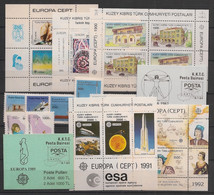 Libris Türk. - 1985-1993 - Europa - Complete 24 Stamps - Neuf Luxe ** / MNH / Postfrisch - Sonstige & Ohne Zuordnung