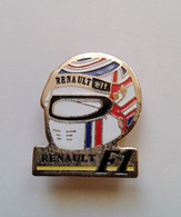 Pin's Renault F1 Elf Casque - Automobile - F1