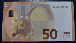 50 EURO S011F5 Serie SA Ch 09 Italy Perfect UNC - 50 Euro