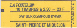 St. Pierre & Miquelon 1990, Postfris MNH, XVI Olympic Games - Libretti