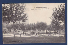 CPA Jeu De Boules Pétanque [69] Rhône Soucieu En Jarret écrite - Otros & Sin Clasificación