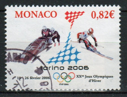 Monaco Single 82c Stamp From 2006 To Celebrate Winter Olympic Games In Fine Used. - Oblitérés