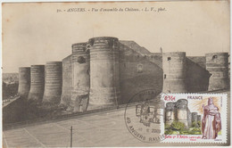 Delcampe - Carte-Maximum FRANCE N°Yvert 4326 (ANGERS - Château)  Obl Ill Château (Ed Anc Pt Ft) - 2000-2009