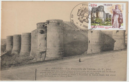 Delcampe - Carte-Maximum FRANCE N°Yvert 4326 (ANGERS - Château)  Obl Ill Château (Ed Anc Pt Ft) - 2000-2009