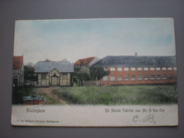 MALDEHEM - DE MANDE FABRIEK VAN MR. A. VAN GIY - ED. C. VAN MOFFAERT- BLOMME - GEKLEURD - Maldegem