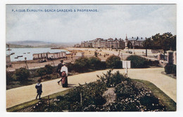 EXMOUTH: Beach Gardens And Promenade - Photochrom Celesque F.41508 - Altri