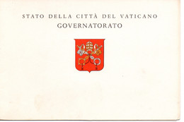 Vaticano Cartoncino Governatorato1977 - Abarten