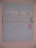 Entier Postal  Carte Postale Avec Réponse Payée Port-Saïd Type Mouchon Sur  10c   Voir Scan - Cartas & Documentos