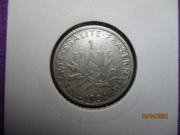 France 1 Franc 1904 (silver) - 1 Franc