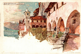 CPA M. WIELANDT - Leggiuno, Varese - Eremo Di Santa Caterina Del Sasso - NV - W090 - Vedi Retro - Wielandt, Manuel