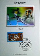 ► SYDNEY - 2000  Olympics Games Jeux Olympiques - (France Picture On Silk) Carte Maximum Card - Eté 2000: Sydney - Paralympic