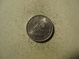 MONNAIE SRI LANKA  25 CENTS 1982 - Sri Lanka