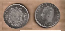 ESPAÑA    100 Pesetas - Juan Carlos I 1975 Copper-nickel  • 17 G • ⌀ 34 Mm KM# 810 - 100 Peseta