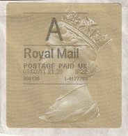 Great Britain - ATM - Horizon Label - 2011 - A, Royal Mail, Postage Paid UK - Unclassified