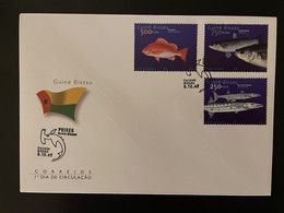 Guiné-Bissau Guinea Guinée Bissau 2002 Mi. 2025 - 2027 FDC Fische Poissons Fishes Peixe - Fische