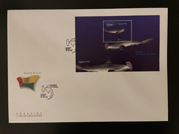 Guiné-Bissau Guinea Guinée Bissau 2002 Mi. Bl. 380 FDC Fische Poissons Fishes Hammerhai Hammerhead Shark Requin Marteau - Fische