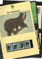 Bolivien/Bolivia 1991 WWF Brillenbär/Spectacled Bear Komplettes Kapitel 4 **, 4 FDC, 4 MK + Beschreibung - Nuovi