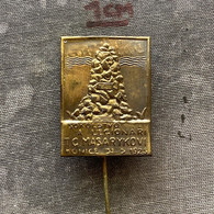 Badge Pin ZN010213 - Gymnastics Sokol Czechoslovakia Tomas Garrigue Masaryk Konice 1925 - Gymnastique