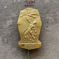 Badge Pin ZN010225 - Gymnastics Sokol Czechoslovakia Zupa Sumavska Susice 1927 - Gymnastique