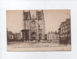 CPA  - Nantes - La Cathédrale- Au XVe Siècle, La Place St Pierre était Occupée Par Un Cimetière Planté D'arbres Entouré - Nantes