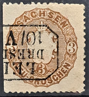 SACHSEN 1863 - Canceled - Mi 18 - 3 Ngr - Saxe