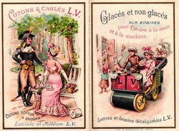 1 Calendrier 1900  Cotons & Cablés L.V. Cotons à Broder  Lith. Farradesche - Kleinformat : ...-1900
