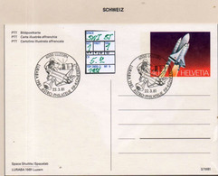 THEMATICS:EUROPE#SWITZERLAND# #SPACECRAFT & EXPLORING# COMPLETE SET# MNH**# (TSP-280S-2- (09) - Other & Unclassified