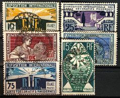 FRANCE 1925/26 - Canceled - YT 210-215 - Complete Set - Exposition Internationale - Usati